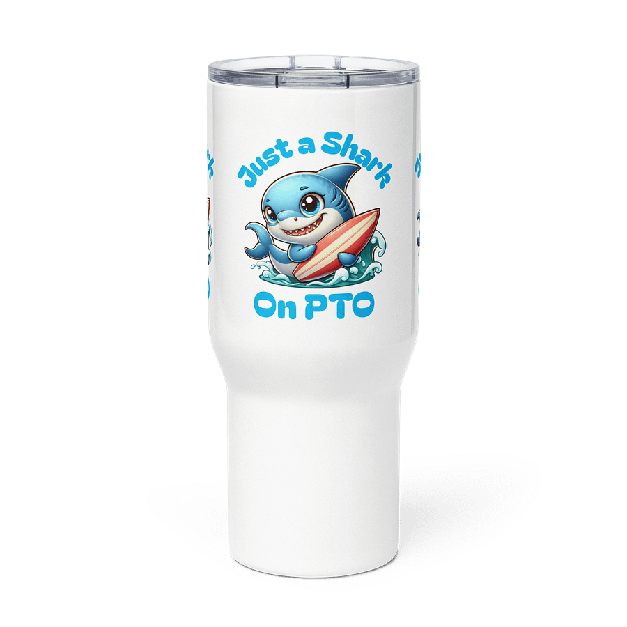 Smiling Shark Surfboard Travel Mug product image (2)