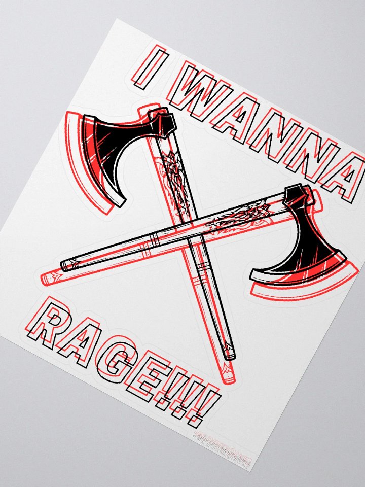 Rage!!! Sticker product image (4)