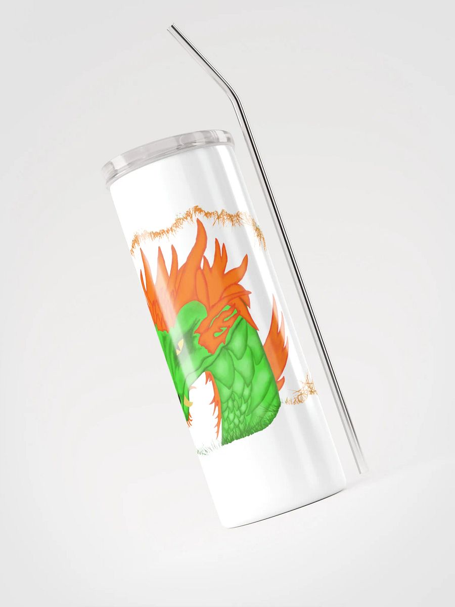 Flaming Dragon Stainless Steel Tumbler product image (3)