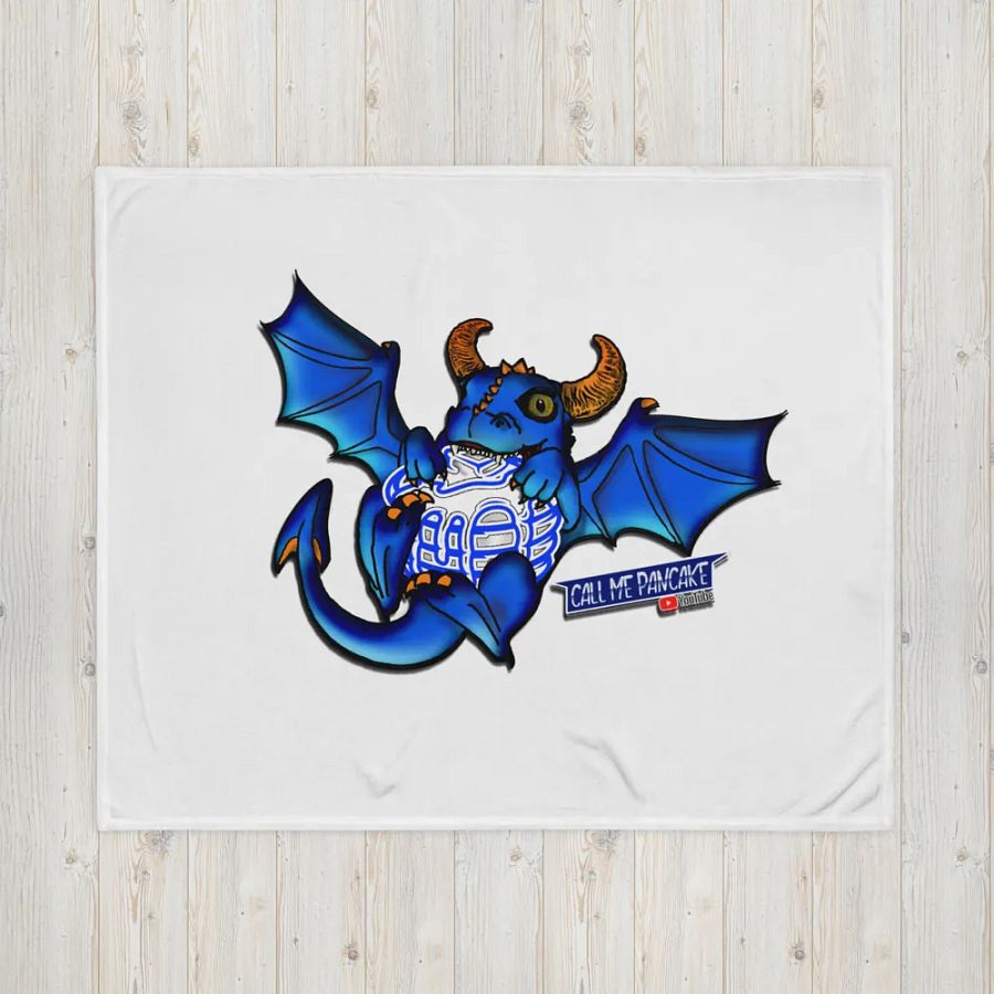 Blue Baby Dragon Blanket product image (4)
