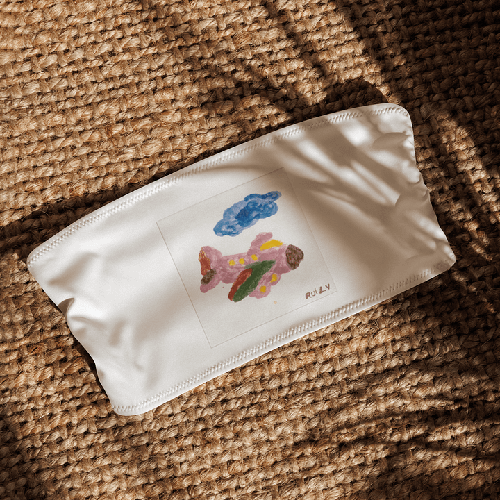 Kid Airplane (All-Over Print Recycled Bandeau Bikini Top) product image (2)