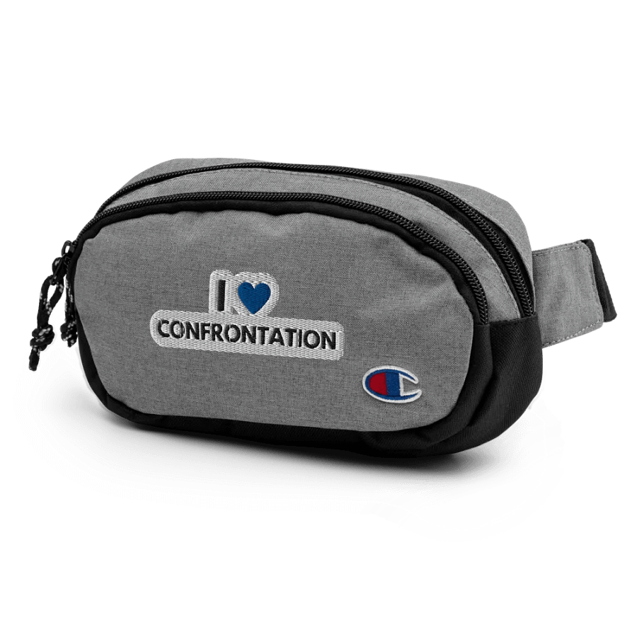 I <3 Confrontation (royal bubble design) champion fanny pack product image (4)