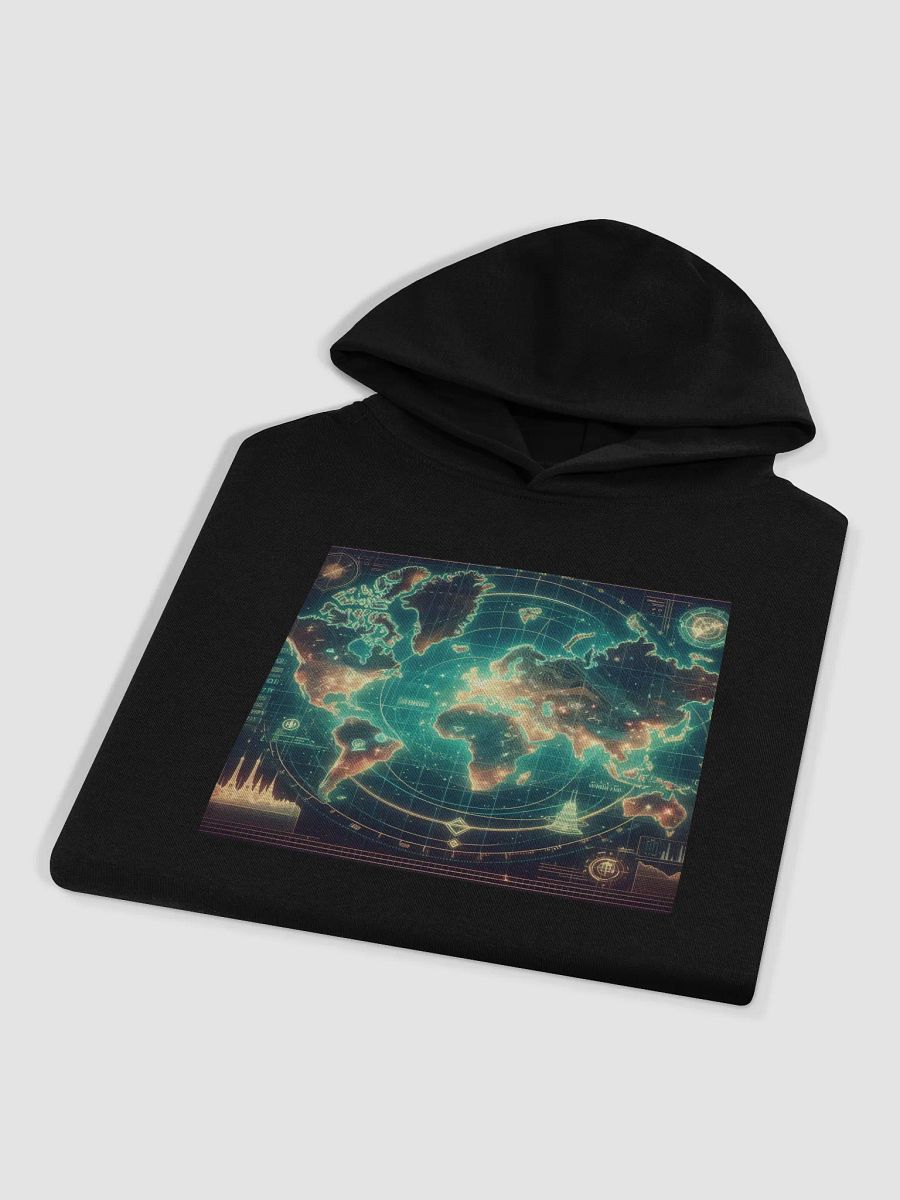 Digital World Map Futuristic Hoodie product image (4)