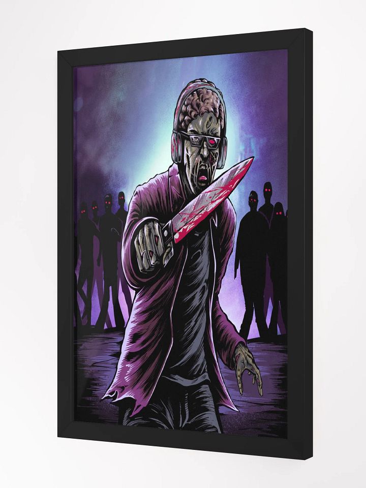 ZombieSlayer2948 Horror Edition Rectangle Framed High-Quality Matte Poster (in) product image (2)