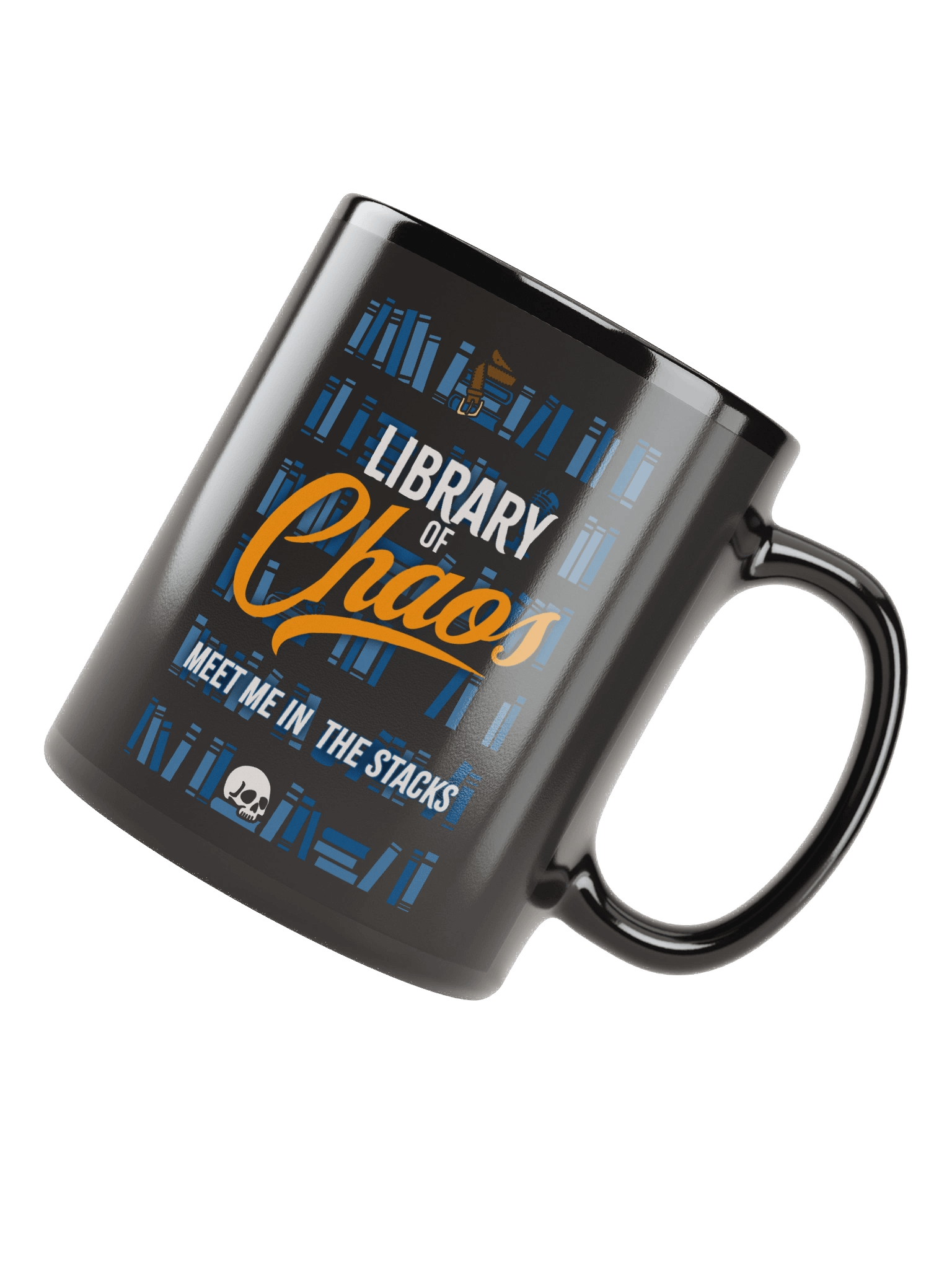 Library of Chaos Mug Black product image (4)