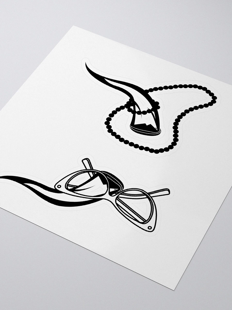 Horns, Glasses & Pearls Sticker product image (3)
