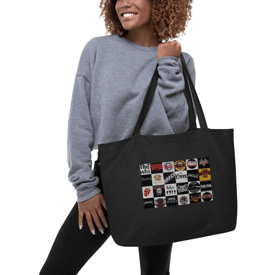 Music Lovers Collection - Ultimate Music Lover's Tote Bag – Double-Sided Design with 24 Iconic Bands! product image (5)