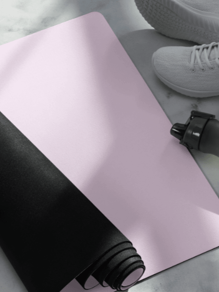 Yoga Mat (light pink tones) product image (1)