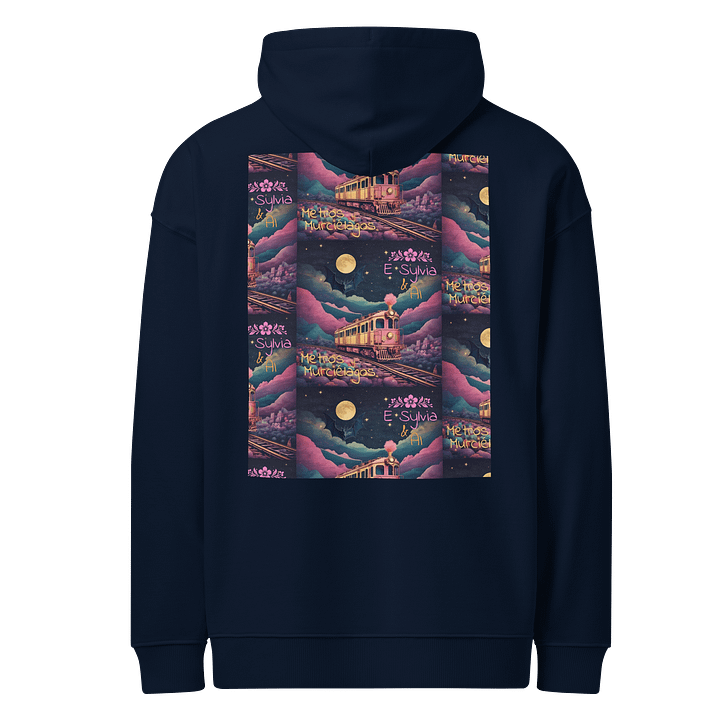 Metros y Murciélagos Unisex Organic Relaxed Hoodie product image (1)