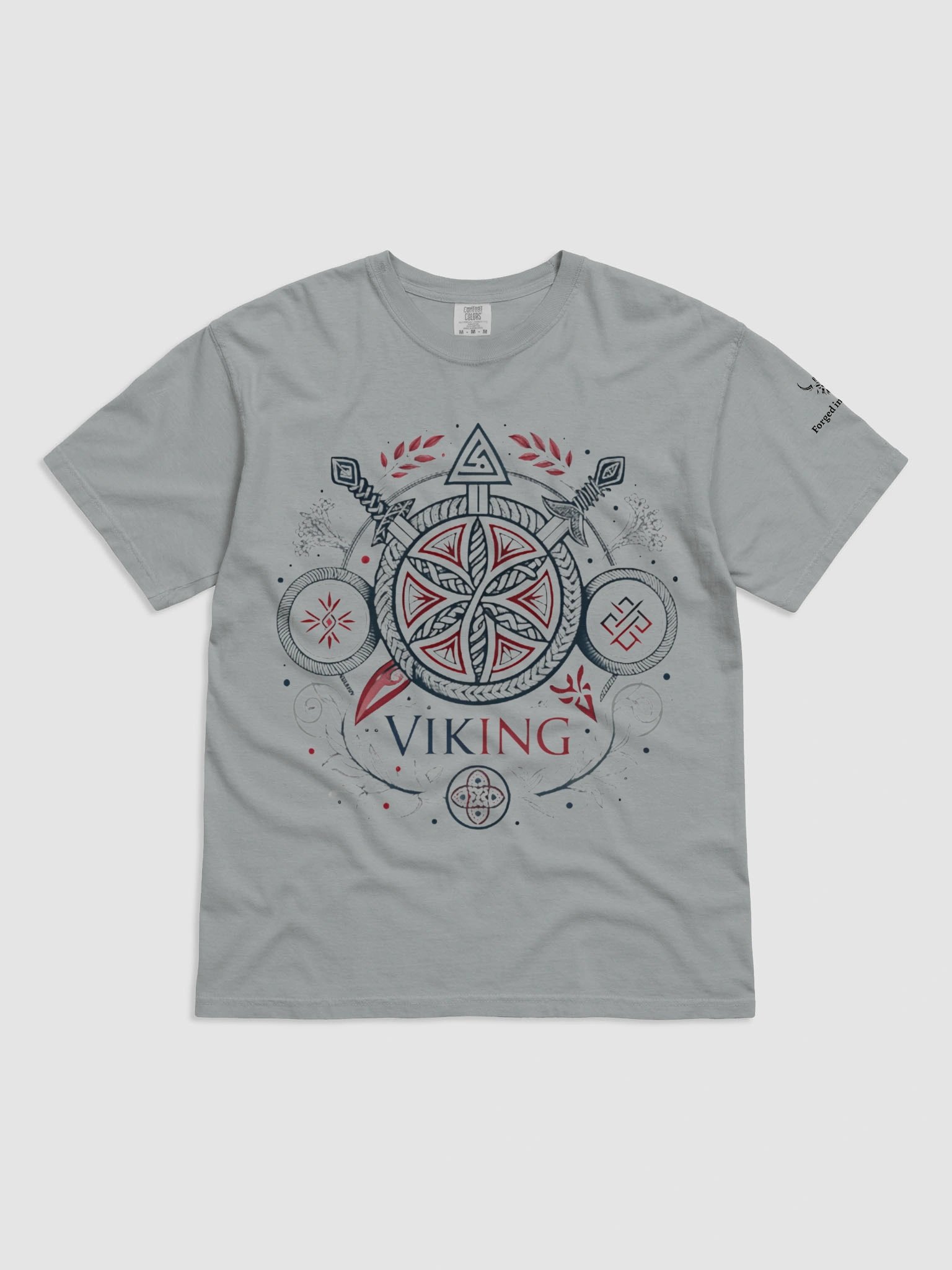 Forged In Valhalla: Emblem of the Eternal Viking Tee product image (34)