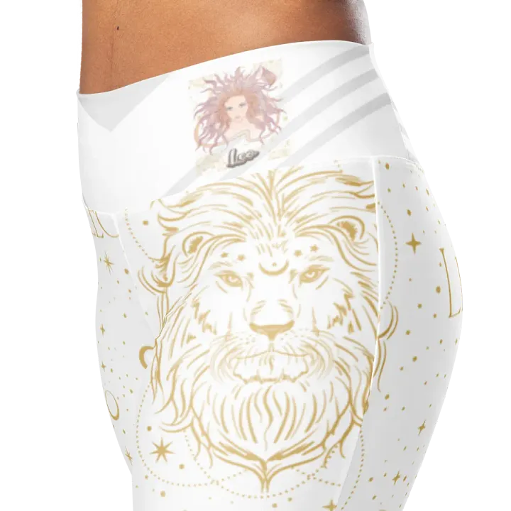 Golden Leo Flare Leggings product image (1)