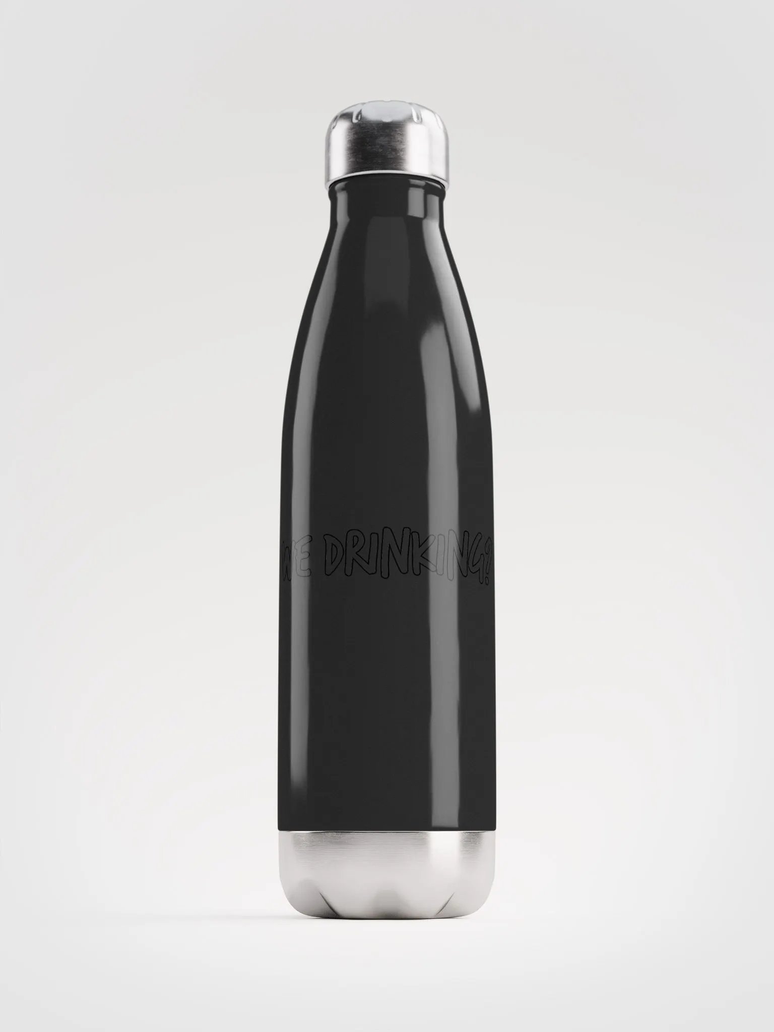 Stainless Steel Water Bottle - We Drinking? product image (1)