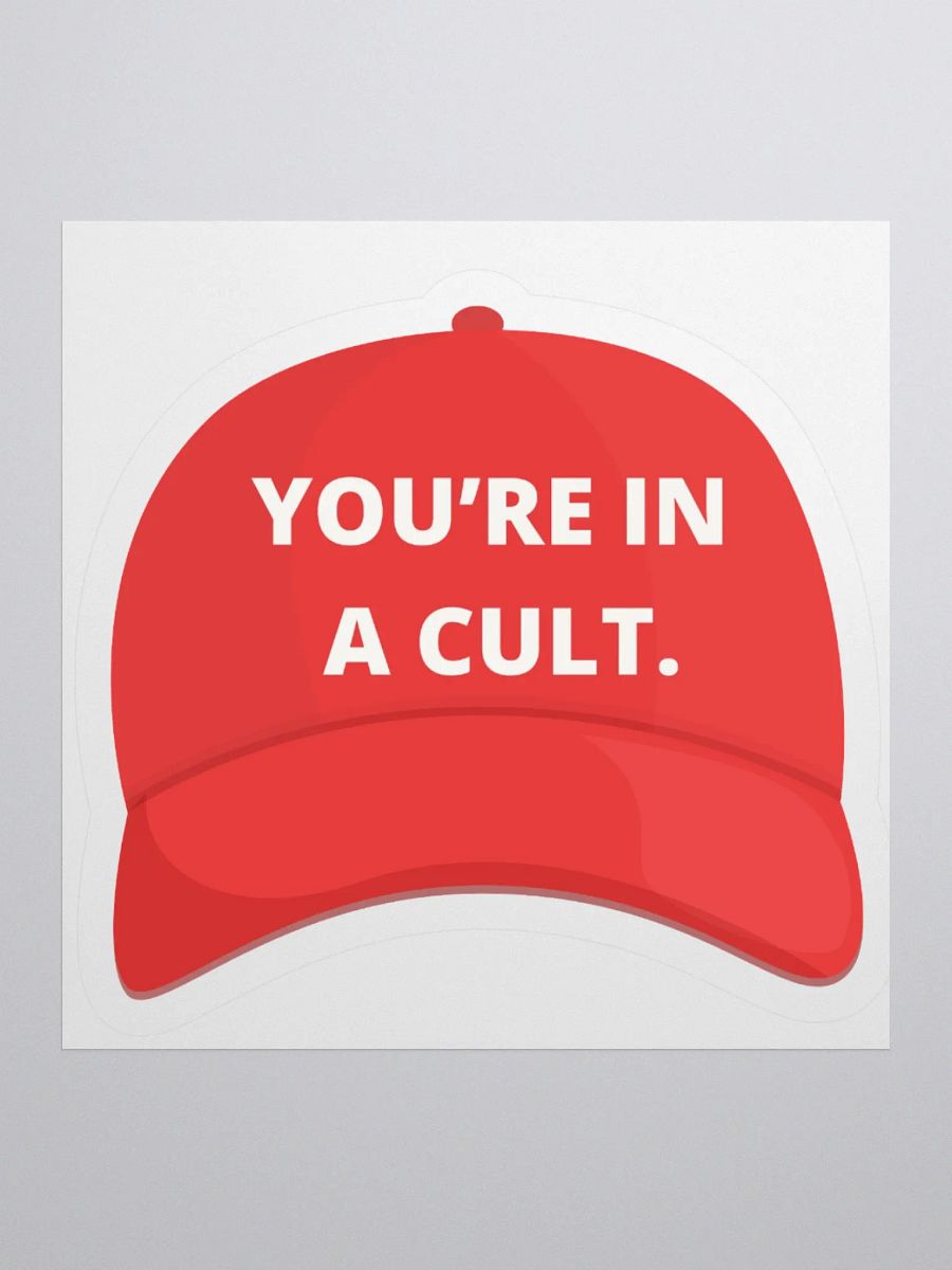 We Are Taking Back Red Hats Sticker 2. product image (2)