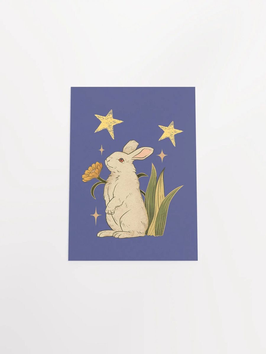 Stargazing Rabbit | Poster product image (15)
