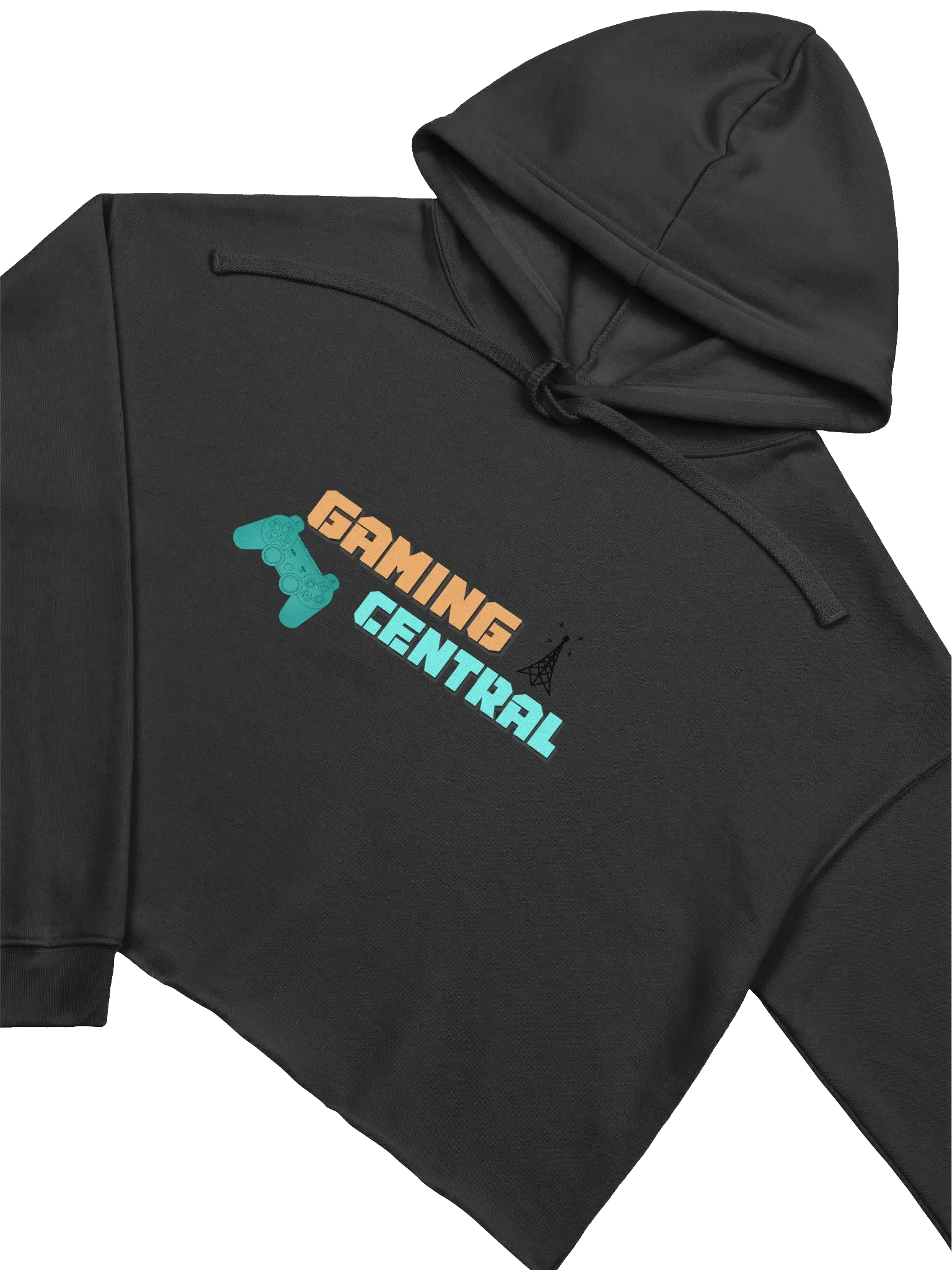 Gaming Central Stylized Crop Hoodie product image (3)