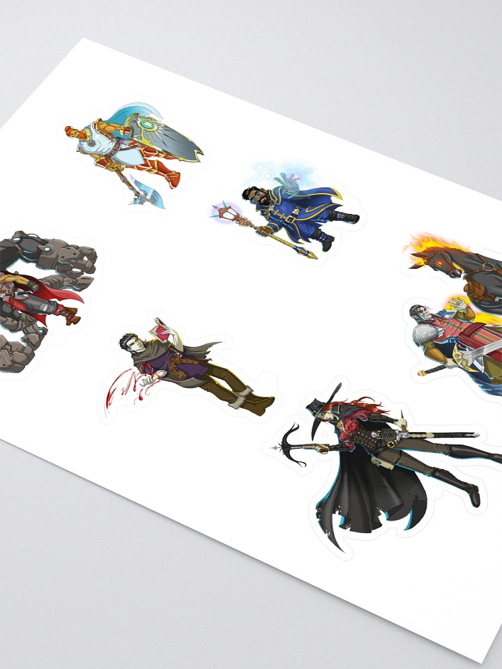 Trapped in the Mists | Character Sticker Sheet product image (2)