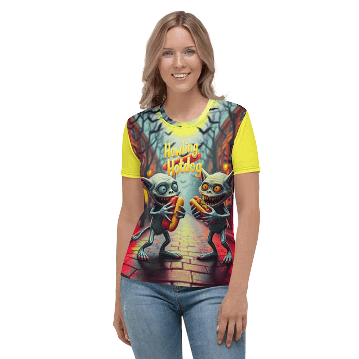Howling Hotdog T Shirt product image (1)