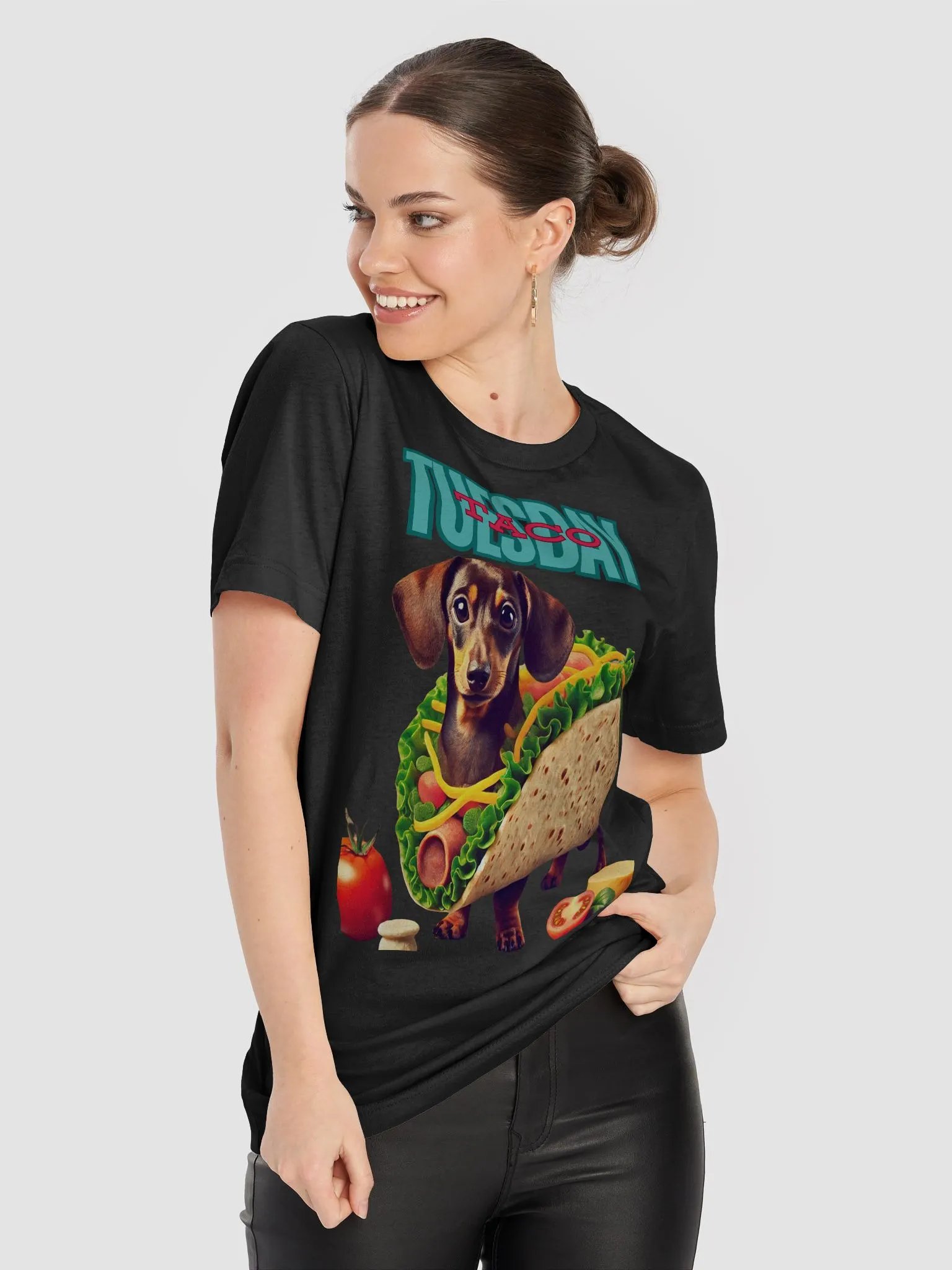Taco Tuesday Dachshund Fiesta T-Shirt product image (8)