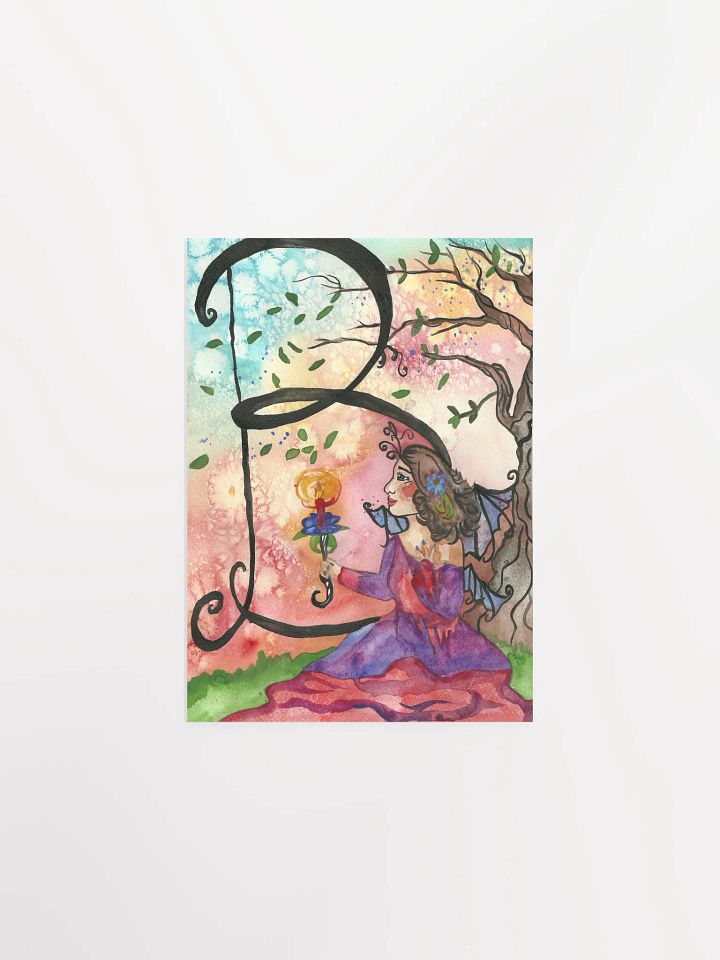 Fairy Alphabets - Letter B Art Print product image (3)