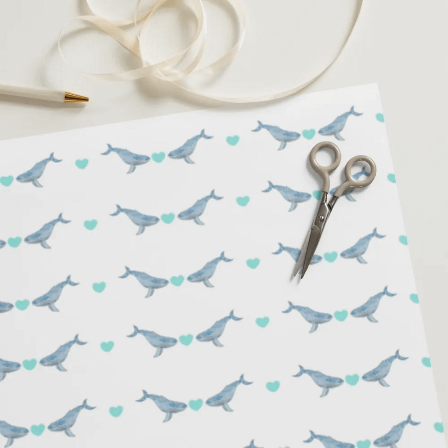Humpback Whale Wrapping Paper product image (8)