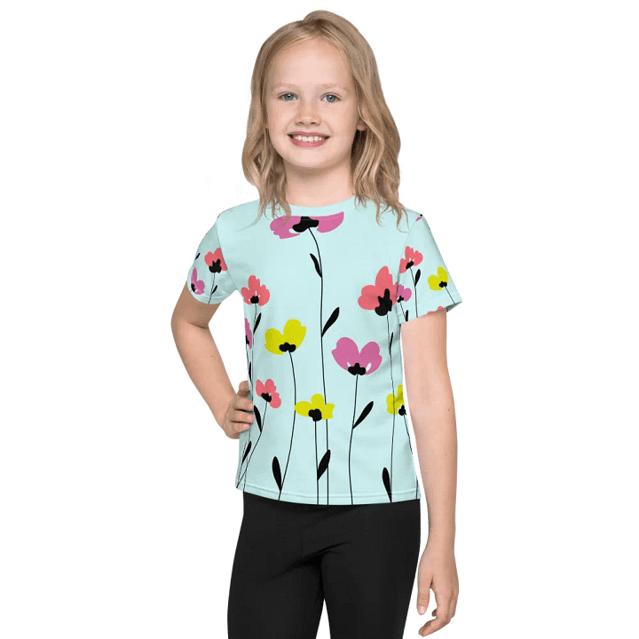 All-Over Print Kids Crew Neck T-Shirt product image (1)