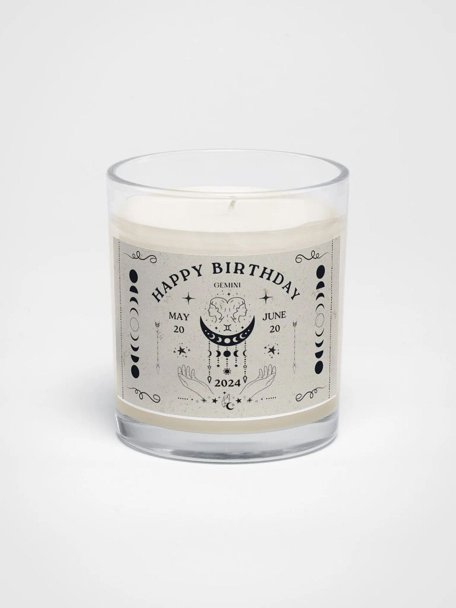 Gemini Celestial Zodiac Birthdate Candle, Constellation Birth Month Birthday Gift product image (3)