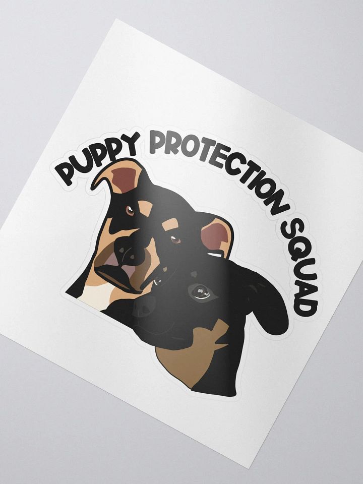 Puppy Protection Squad Kiss-Cut Sticker product image (2)