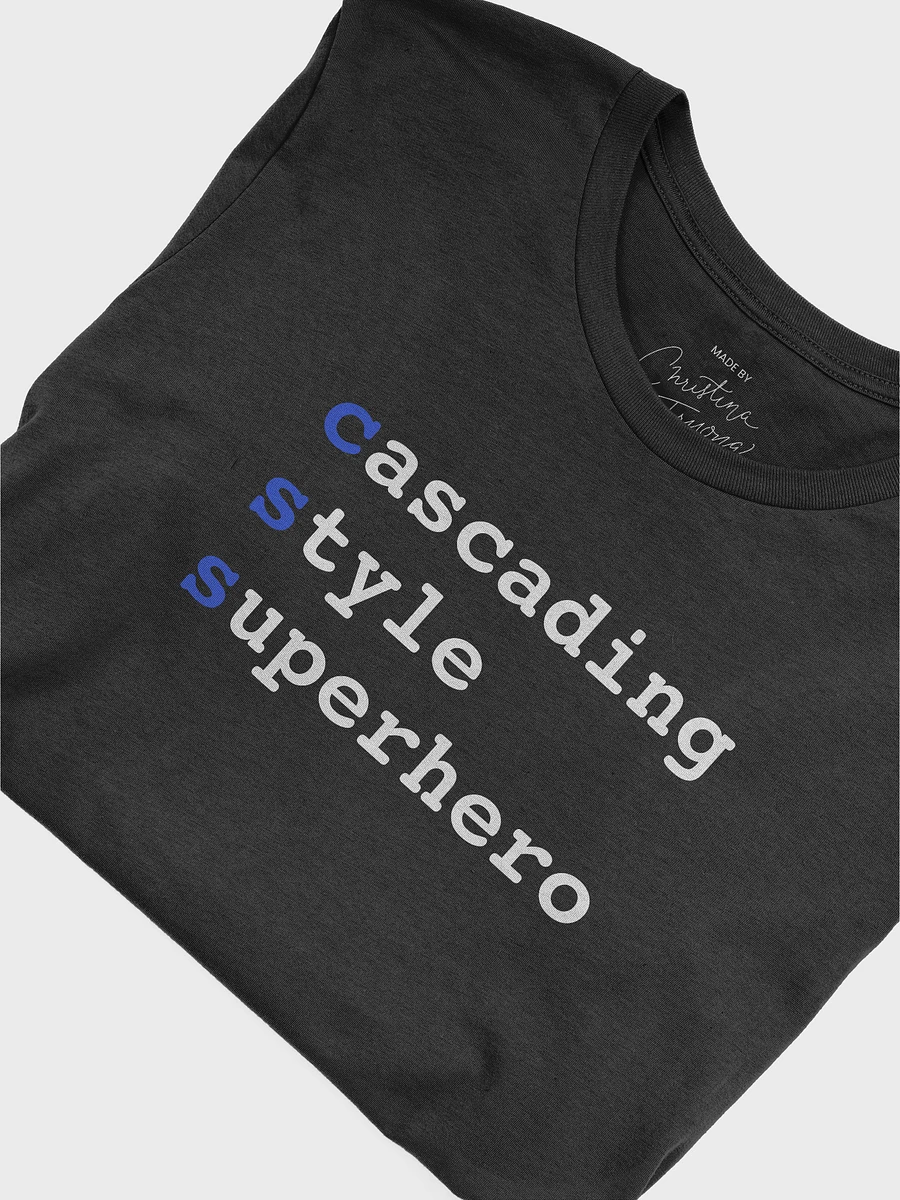 CSS Cascading Style Superhero T-Shirt product image (3)