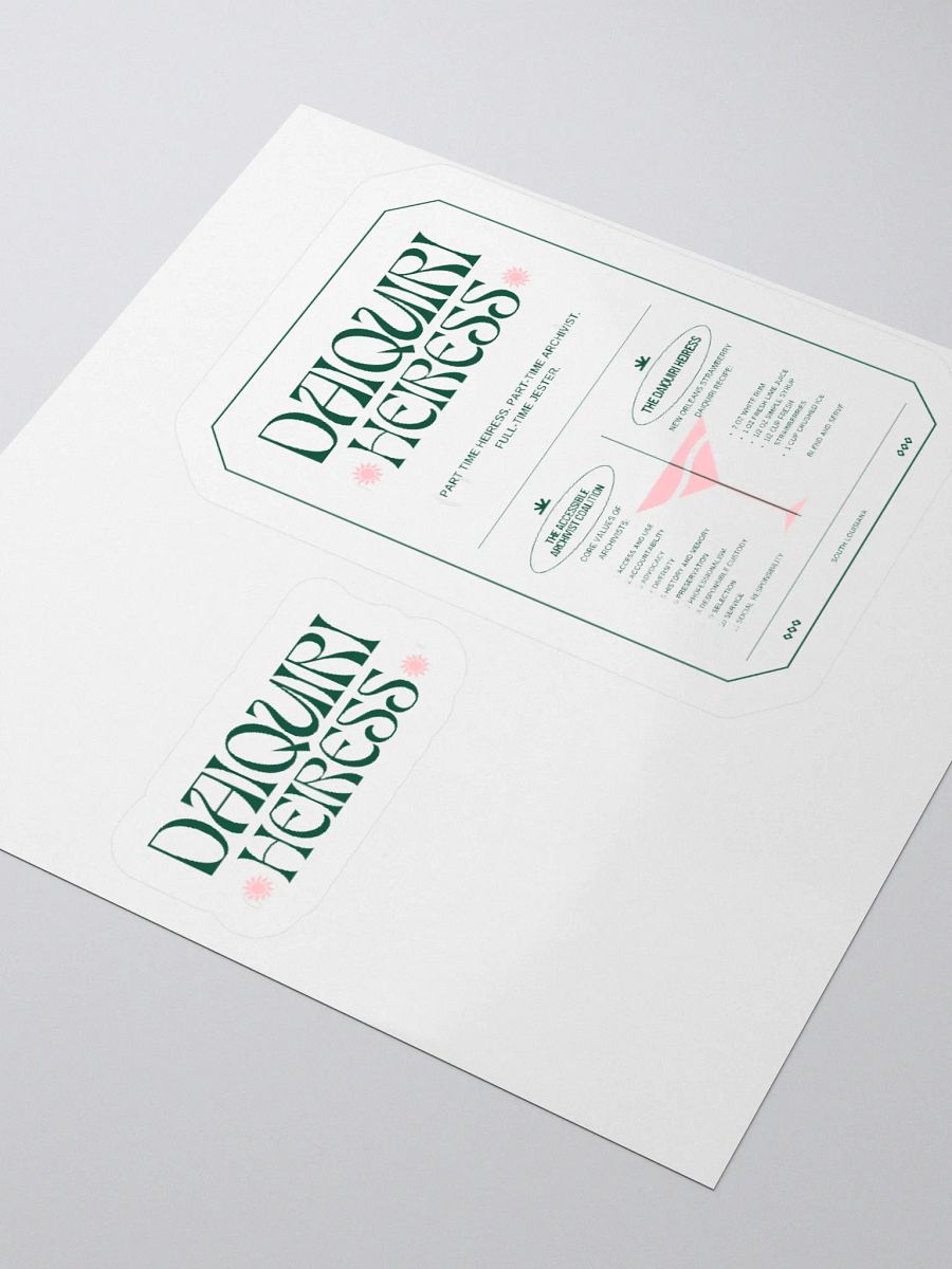 HEIRESS/ARCHIVIST STICKER product image (8)