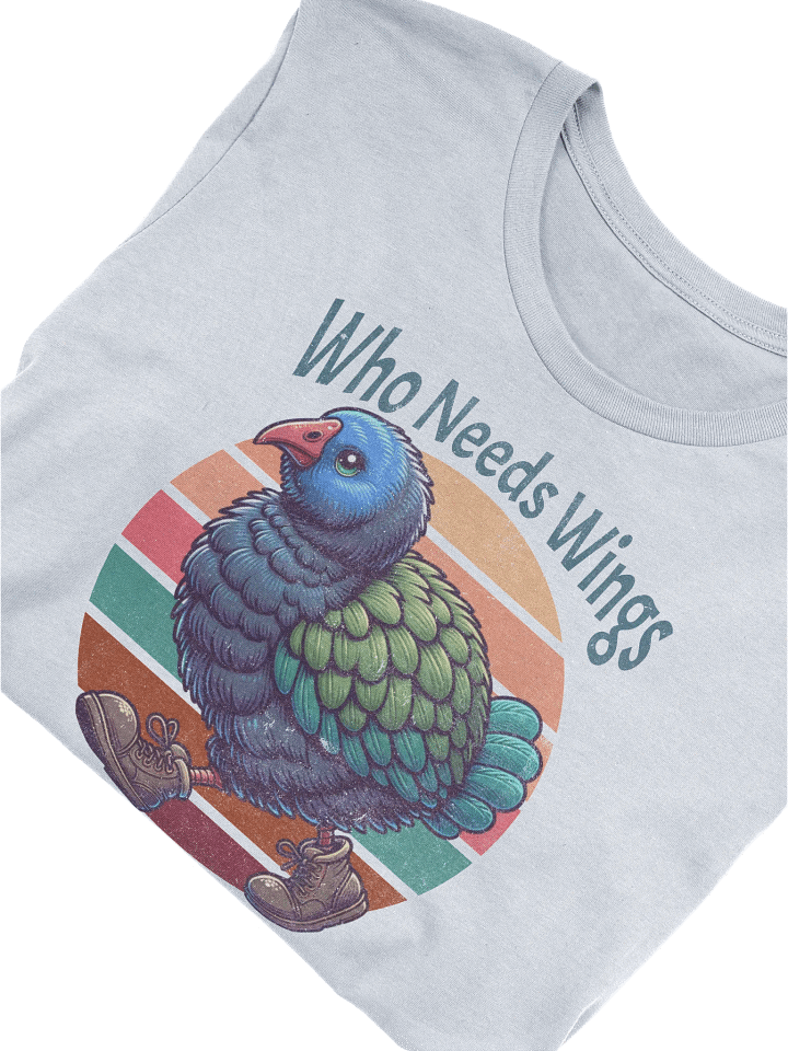 Cute takahe tshirt, bird rescue tee, bird lover gift, wildlife carer tee, nature lover tee, cute animal shirt, funny conservation gift product image (2)
