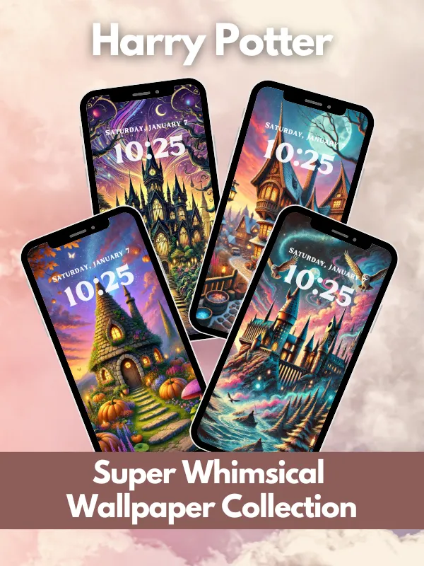 Harry Potter Super Fantasy Illustration Phone Wallpaper Bundle I 4K Quality Bundle product image (1)