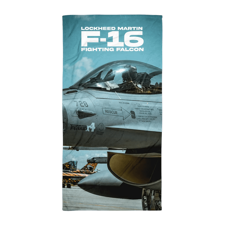 F-16 "Fighting Falcon" Beach Towel product image (1)