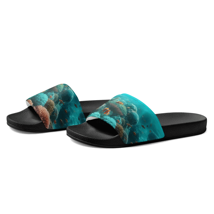 Oceanic Oasis Women's Slides | Ai Design product image (2)
