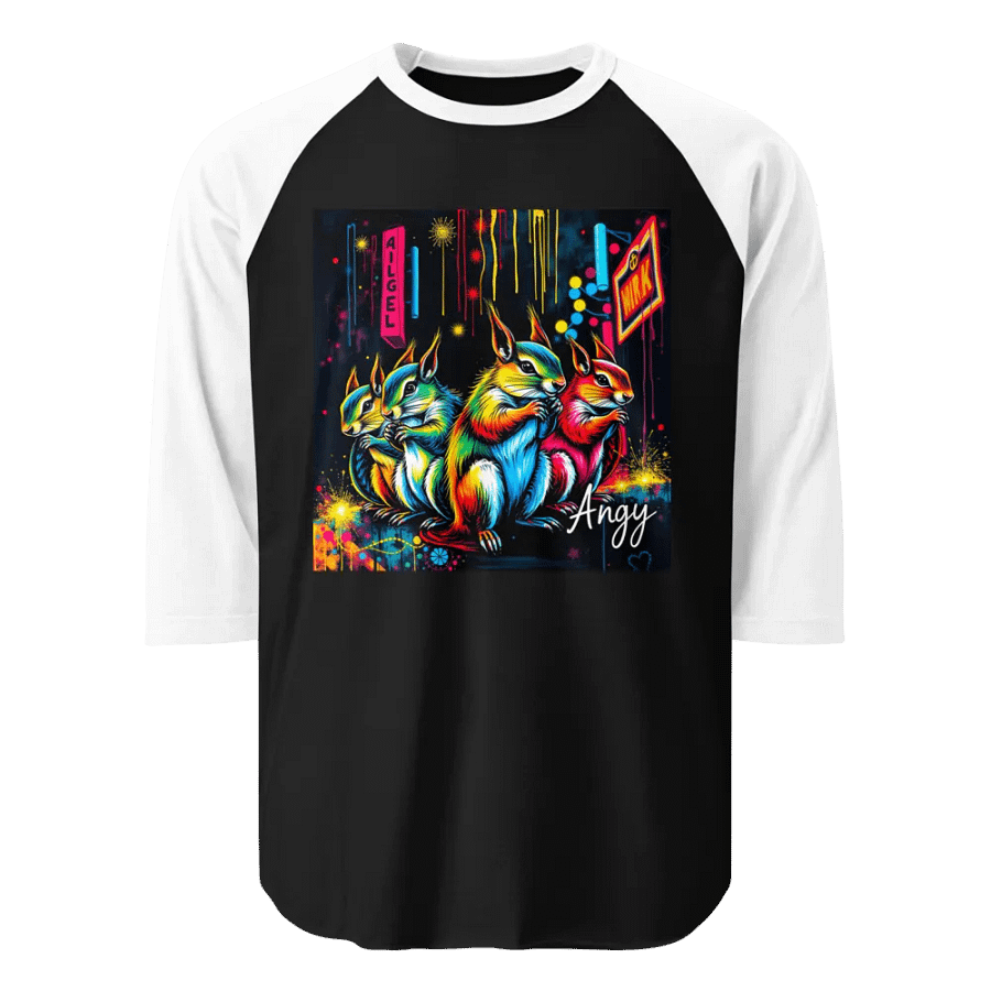 Ultra-Soft ¾ Sleeve Raglan Tee product image (1)