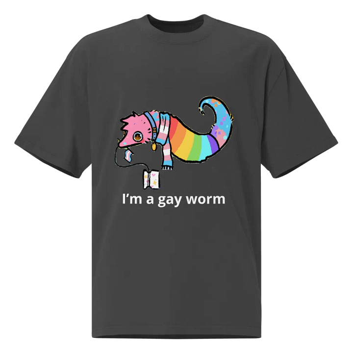 Gay worm tee product image (1)