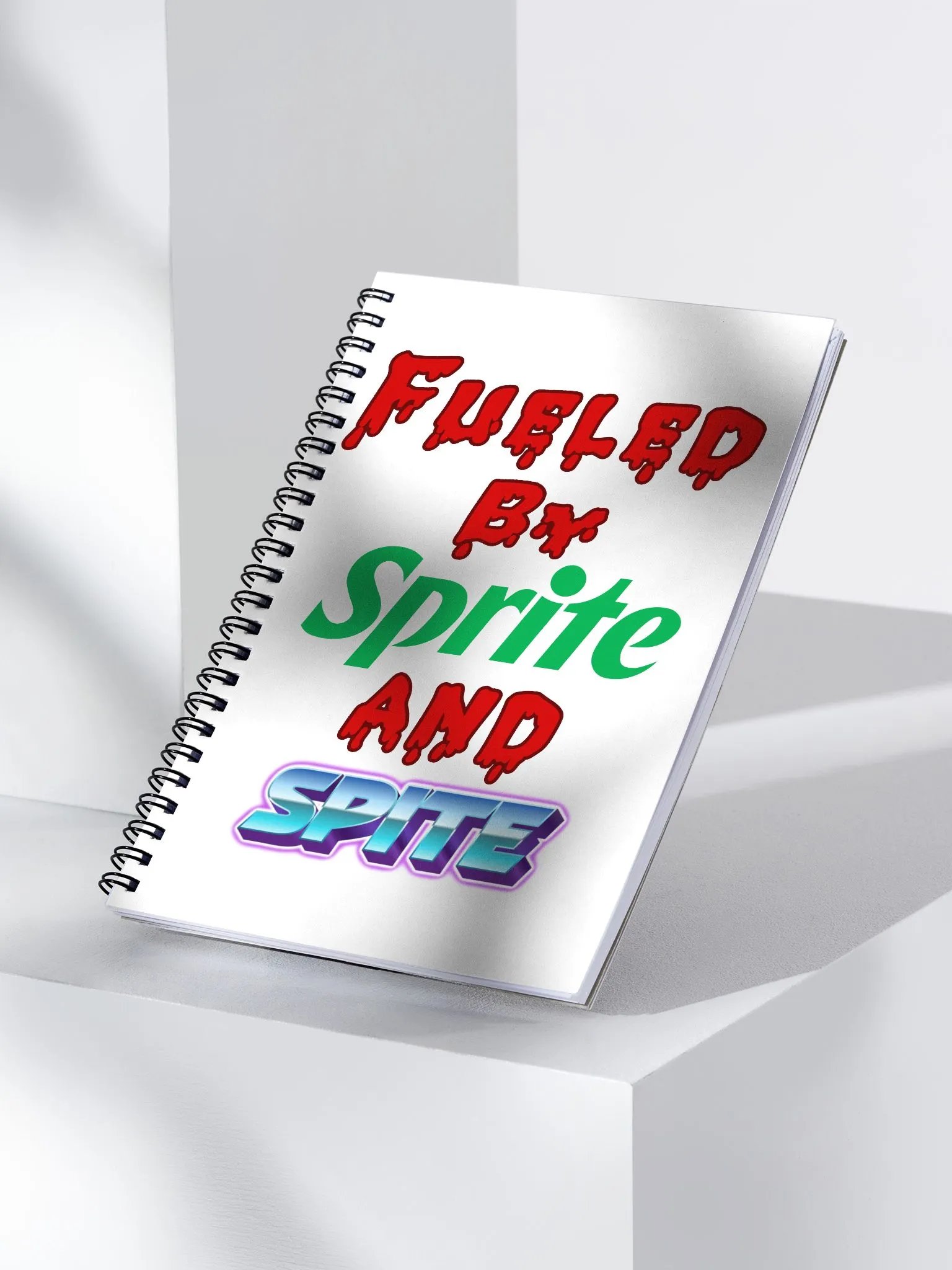 "Sprite and Spite" Spiral Bound Notebook product image (3)