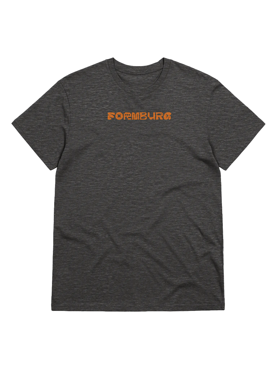 T-Shirt dunkel – "Formburg" Schriftzug – Druck Akzentfarbe product image (3)