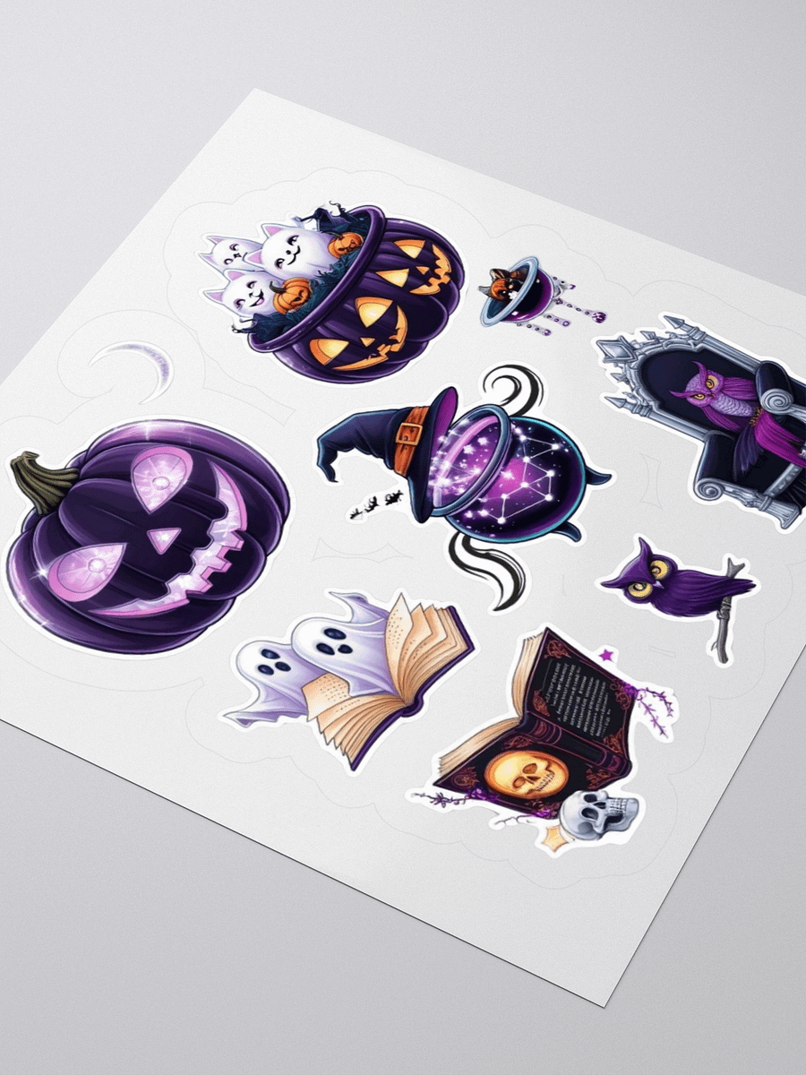 Enchanting Halloween Kiss Cut Stickers Set product image (8)