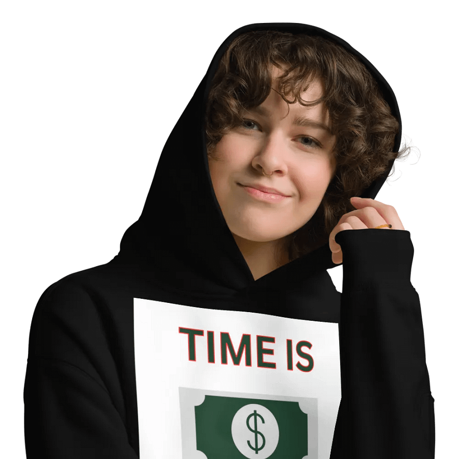 Time is Currency Oversized Hoodie product image (9)
