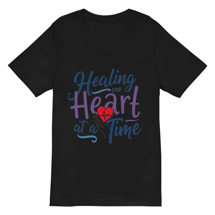Healing Hearts V-Neck Tee product image (3)