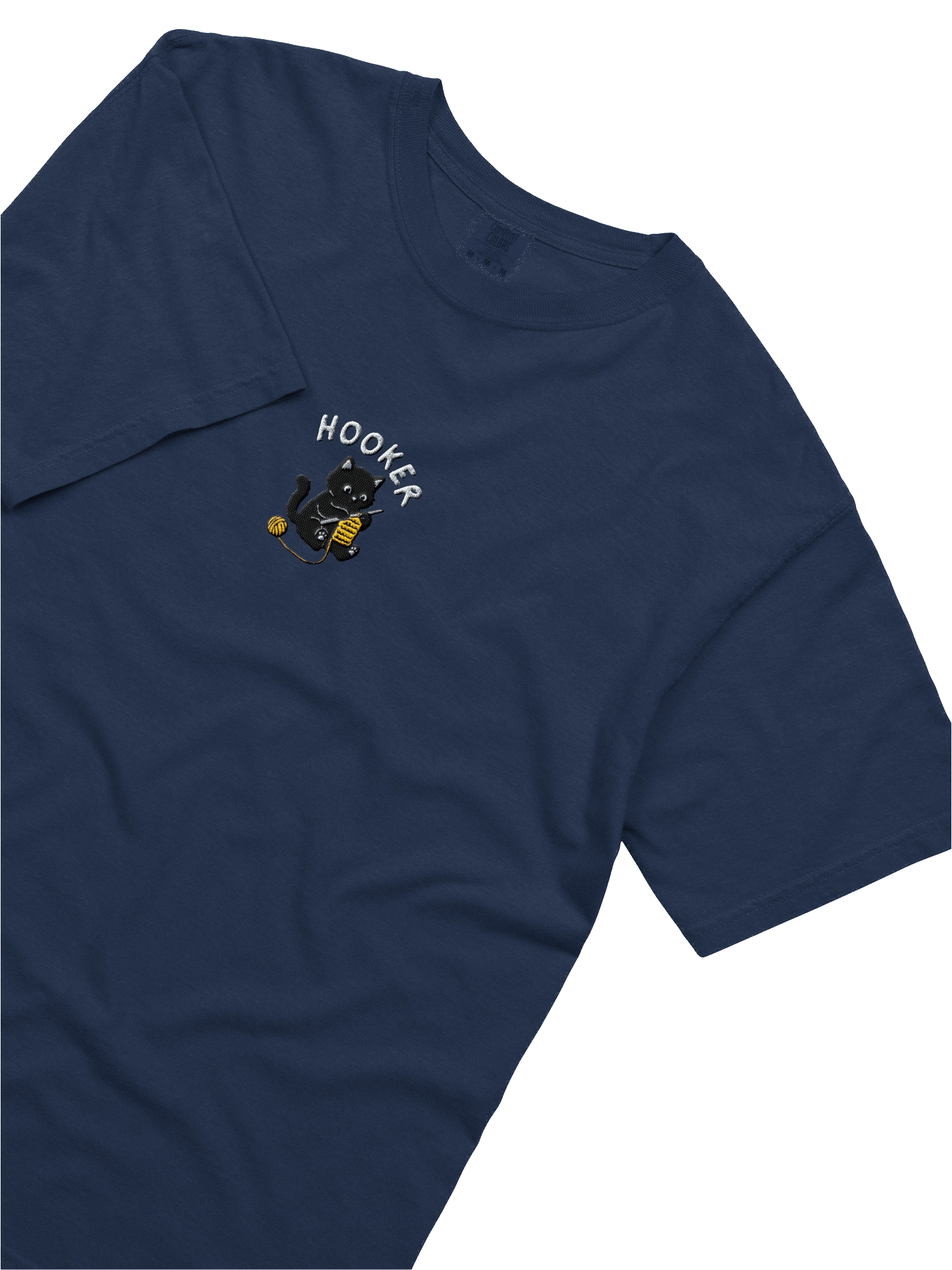 Embroidered Hooker Kitten T-Shirt product image (44)