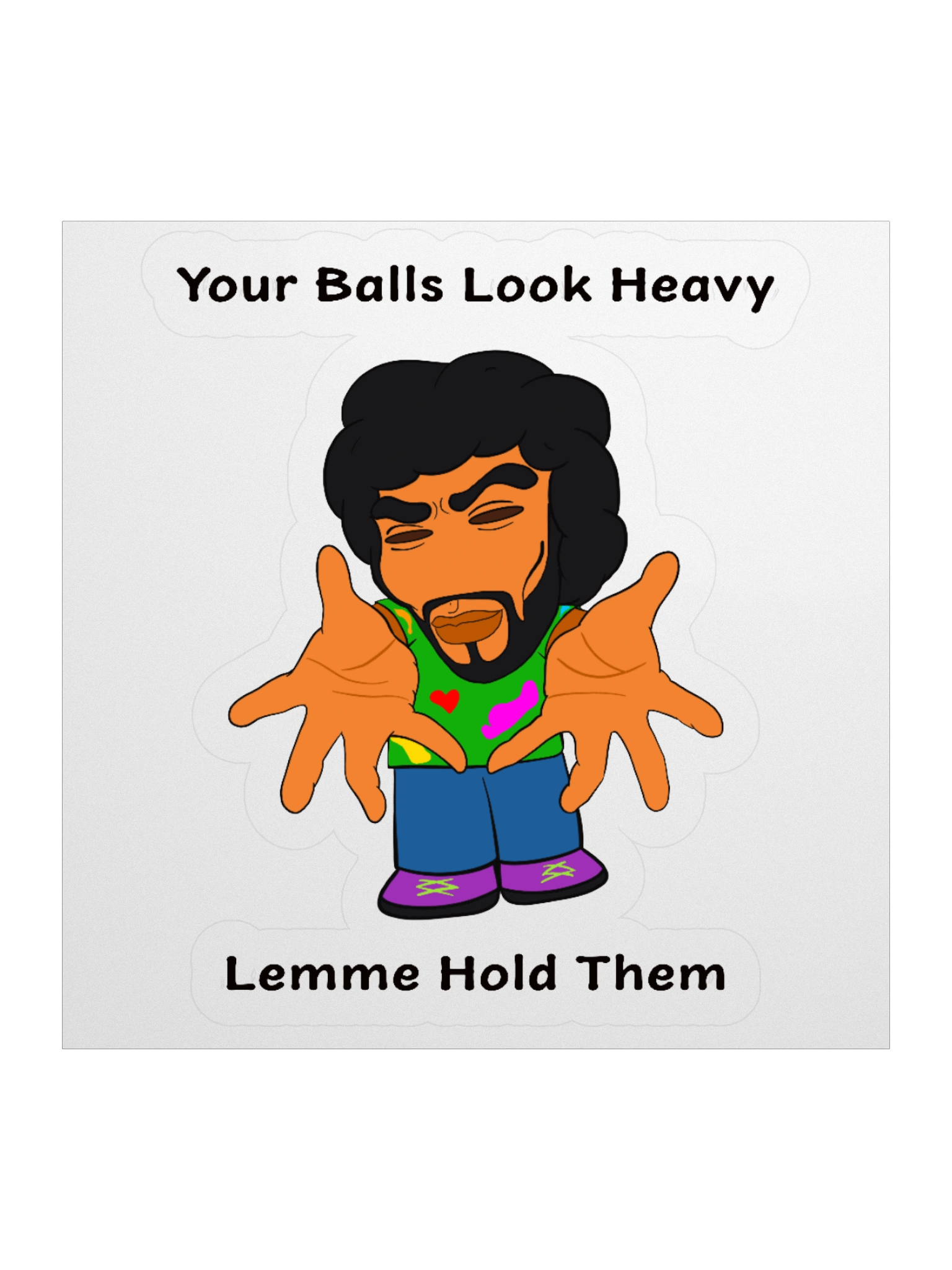 YBLH Lemme Hold Them Sticker product image (1)