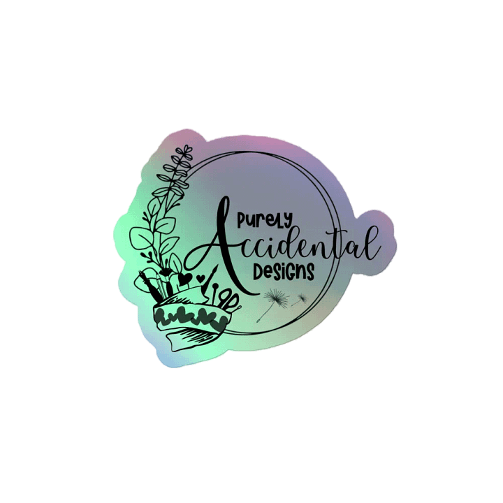Purely Accidental Designs Logo Sticker product image (2)