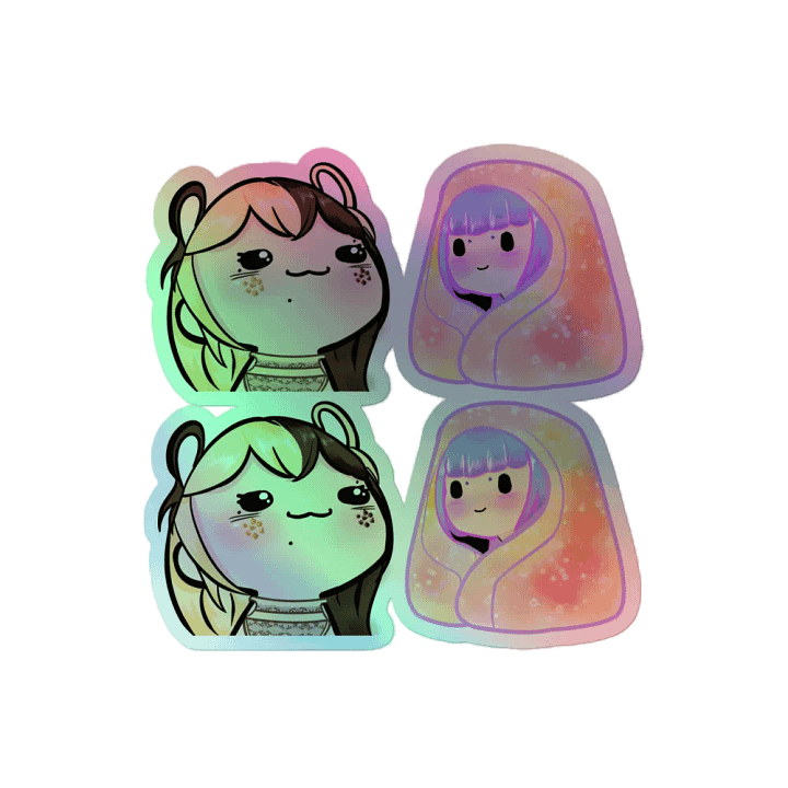 Emote Holographic Sticker Set product image (2)
