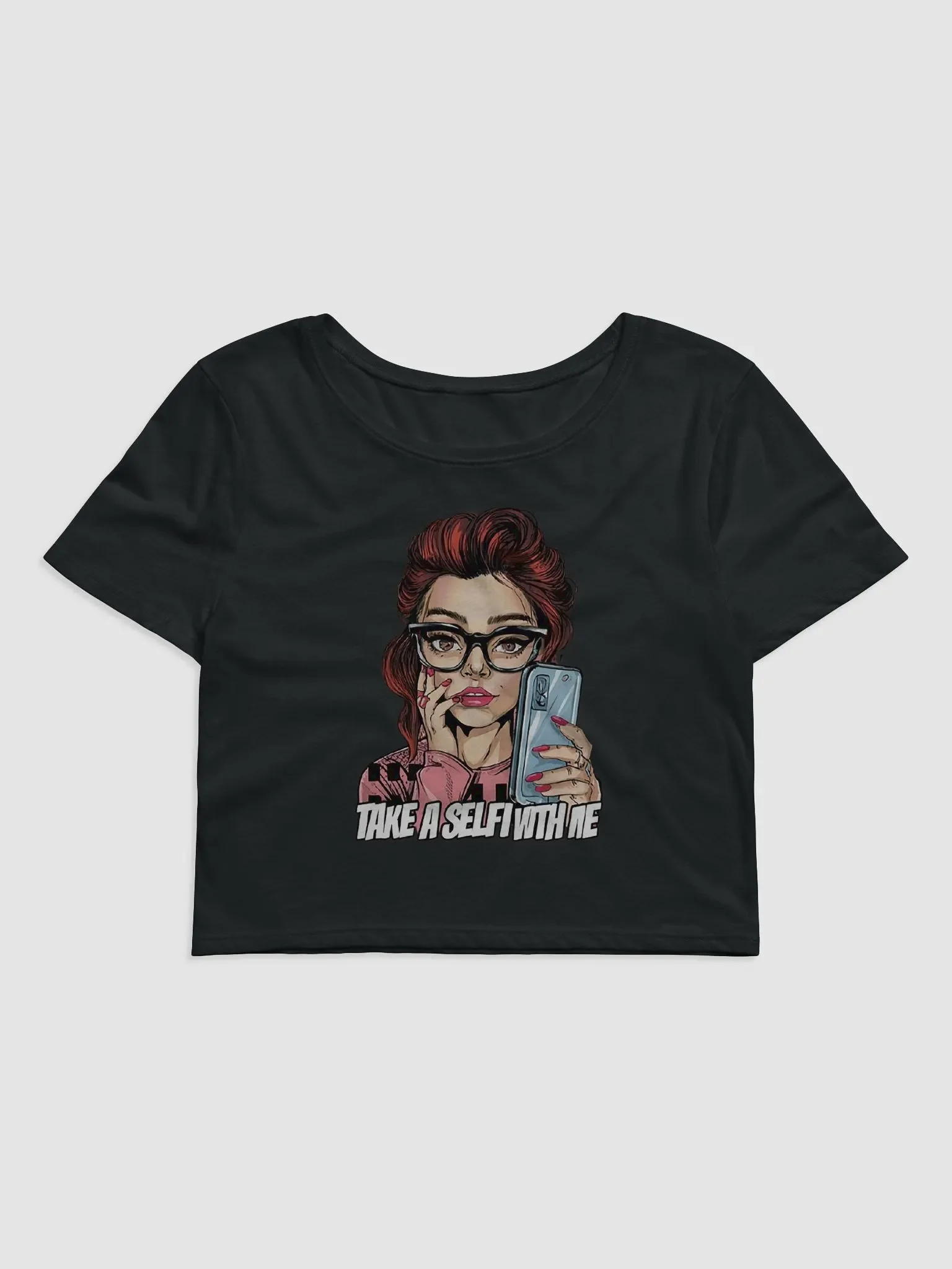 Glam Selfie Queen Crop Tee product image (3)