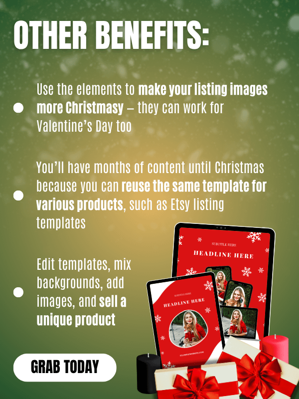 MRR/PLR Christmas Instagram Templates product image (5)