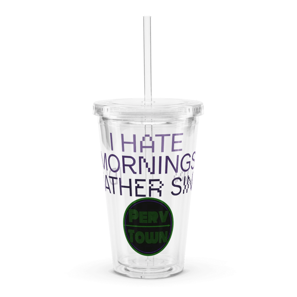 Perv Town Morning Hater Tumbler | EU&US product image (1)