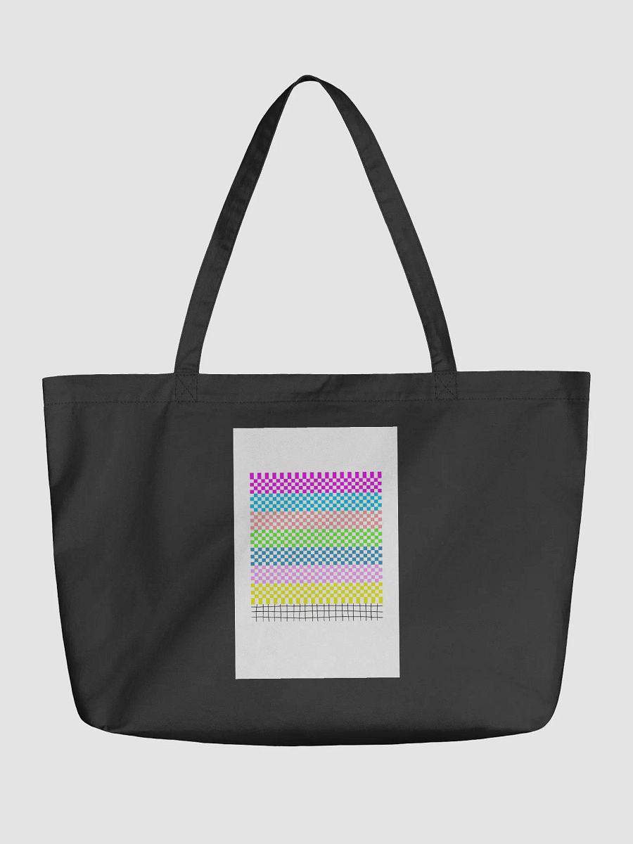 Colorful Checkered Organic Tote product image (2)
