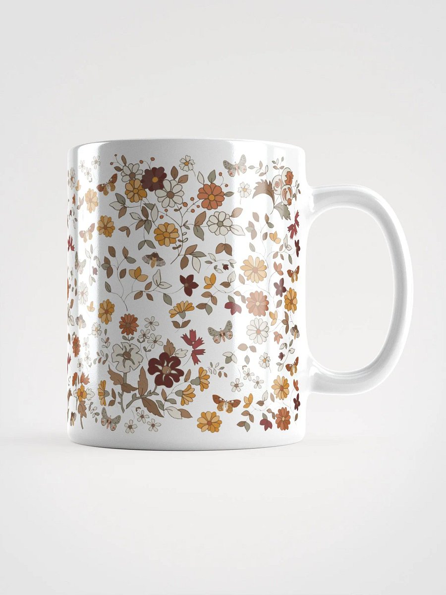 Retro Boho Butterfly Floral Ceramic Mug product image (3)