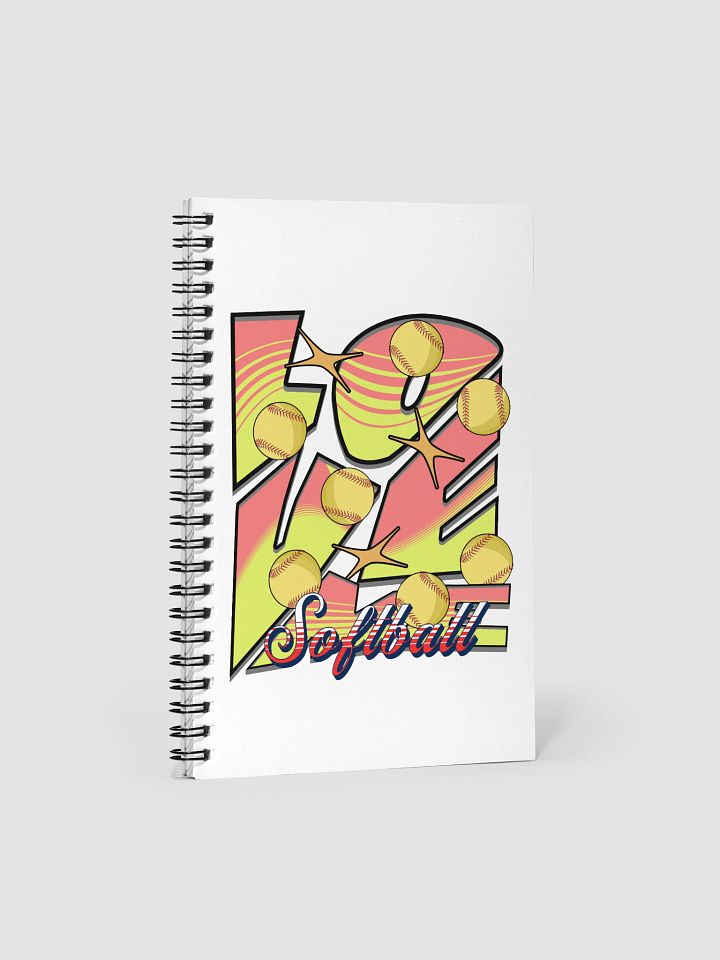 Softball Me Softball Spiral Notebook product image (2)